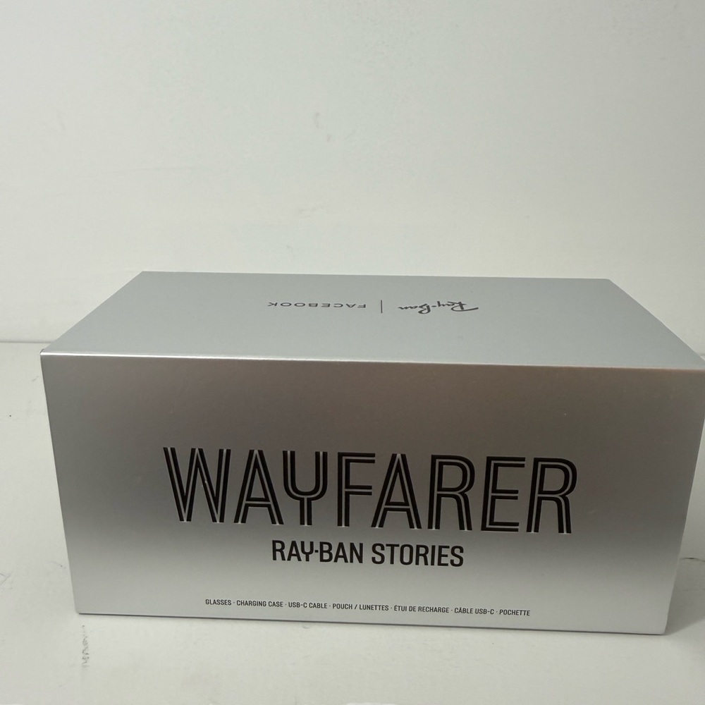 Ray-Ban Silver Wayfarer Stories Sunglasses